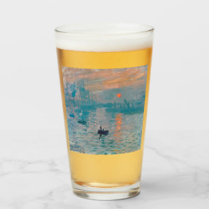 Copo De Pint Impressão Sunrise Claude Monet