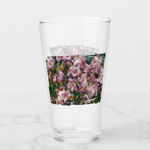 Copo De Pint Impressões de flor selvagem