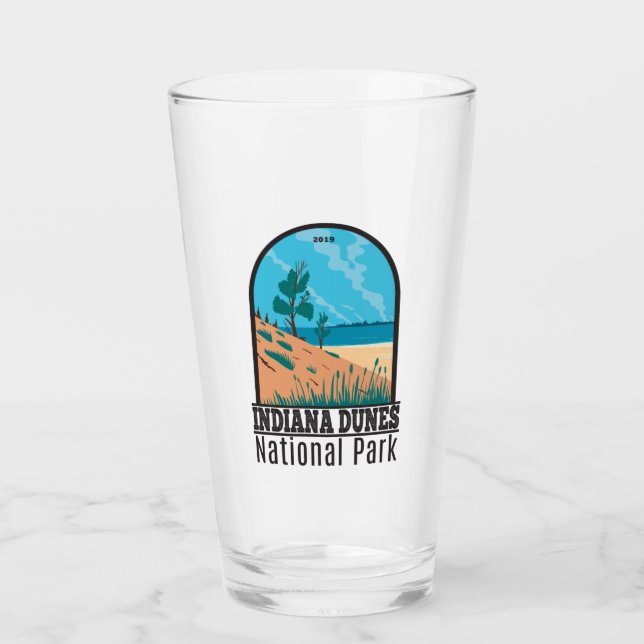 Copo De Pint Indiana Dunes National Park Vintage (Frente)