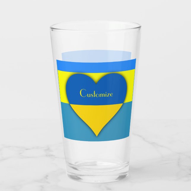 Copo De Pint Indicador da Ucrânia Blue Yellow Thunder_Cove  (Verso)