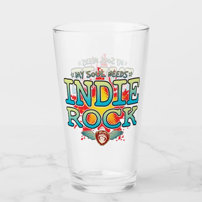 Copo De Pint Indie Rock Soul Glass Tumbler (Frente)
