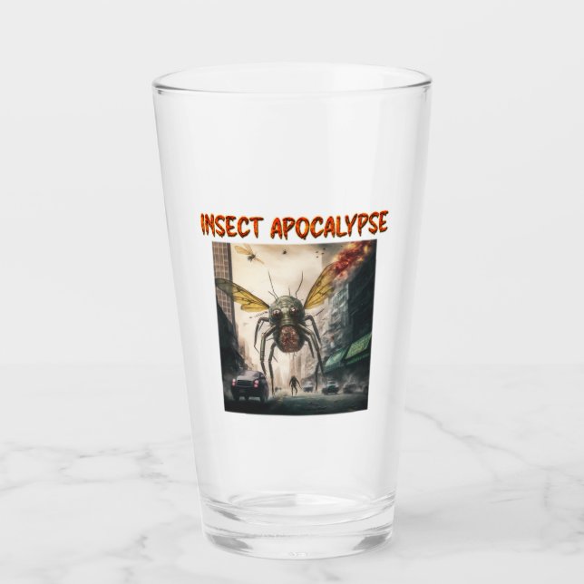 Copo De Pint Insetar Tumbler de Vidro Apocalypse (Frente)