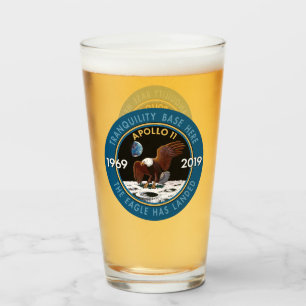 Copo De Pint Insígnias do remendo da missão do aniversário d
