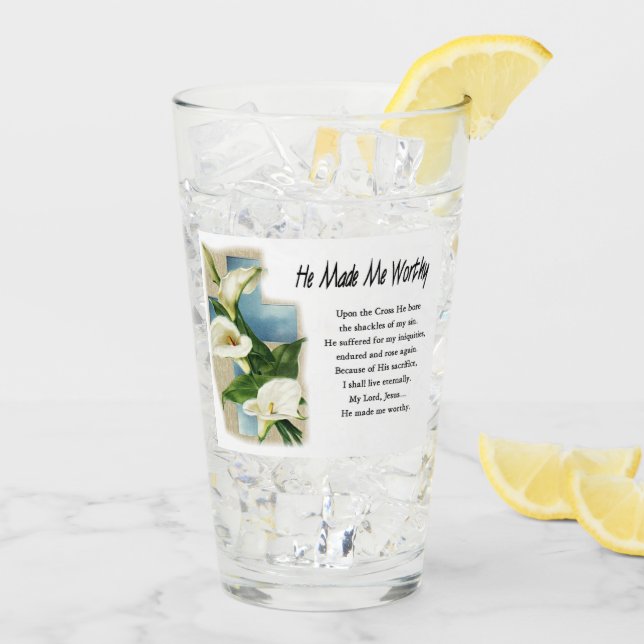 Copo De Pint Inspiração Ele Me Fez Valer (Gelo traseiro)