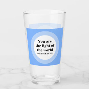 Copo De Pint Inspiração Você é a luz do Azul do Mundo