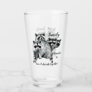 Copo De Pint Inspiron Family Cote Cotes Raccoons Bonitos