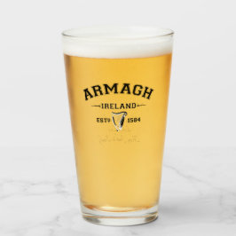 Copo De Pint Irish County Armagh Irlanda Texto Personalizado