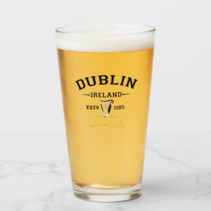 Copo De Pint Irish County Dublin Irlanda Texto Personalizado