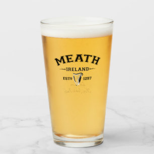 Copo De Pint Irish County Meath Ireland Texto Personalizado