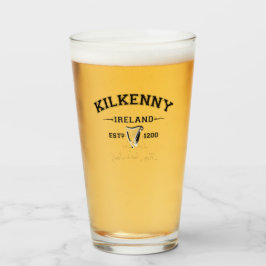 Copo De Pint irlandês County Kilkenny Irlanda Texto Personaliza