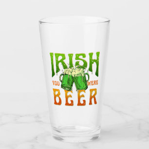 COPO DE PINT IRLANDÊS VOCÊ ERA A CERVEJA IRLANDA BEBENDO ENGRAÇ
