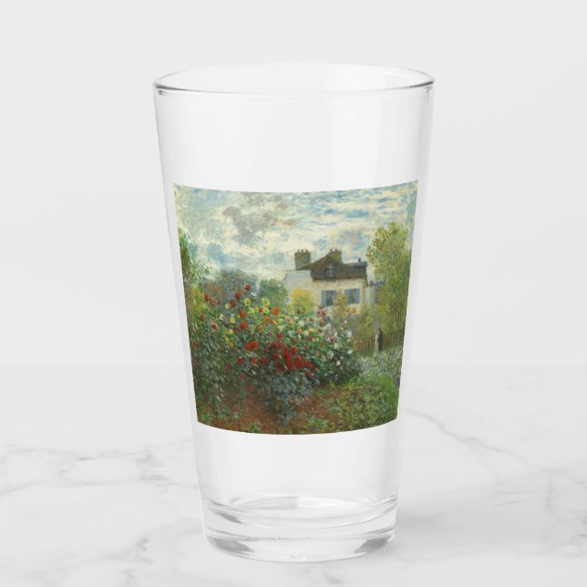 Copo De Pint Jardim do Artista Monet em Argenteuil Pintura (Frente)