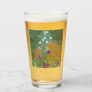 Copo De Pint Jardim Flor (por Gustav Klimt)