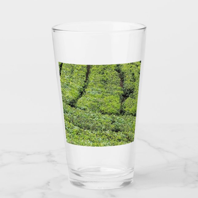 Copo De Pint Jardins de chá de Munnar em (Frente)