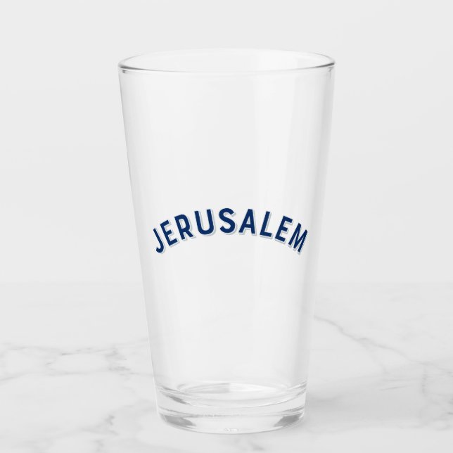 Copo De Pint Jerusalém Israel (Frente)