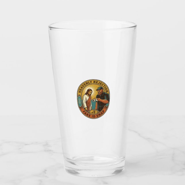 Copo De Pint Jesus Carteira de Identidade Falsa Confiscada Segu (Frente)