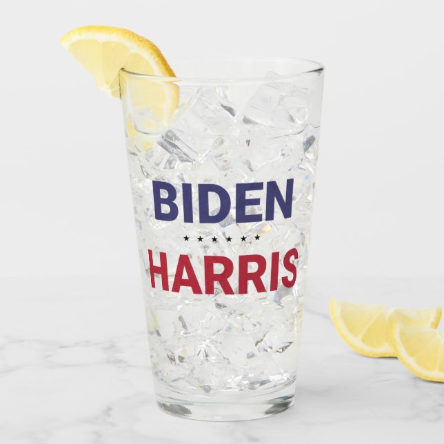 Copo De Pint Joe Biden e Kamala Harris (2020 - Eleições nos EUA (Gelo frontal)