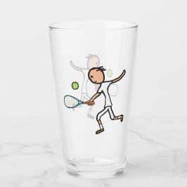 Copo De Pint Jogador de Tênis