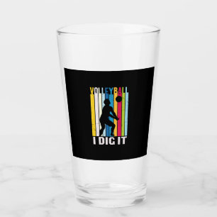 Copo De Pint Jogador de Voleibol   Voleibol I Dig