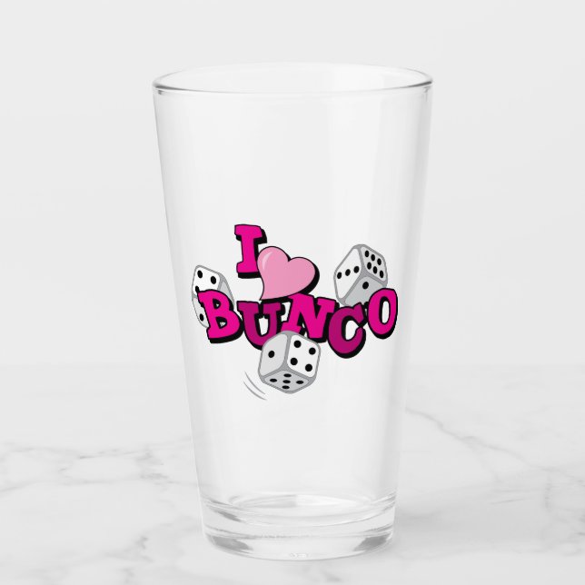 Copo De Pint Jogo de Dados Bunco (Frente)