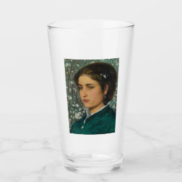 Copo De Pint Jovens Beleza (Mulher Elegante) (Retrato feminino)