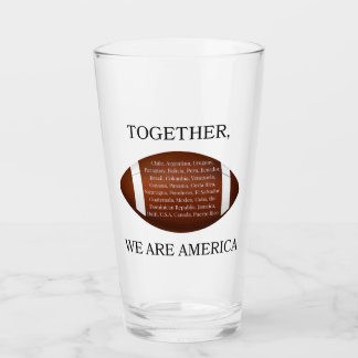 Copo De Pint Juntos Somos a América