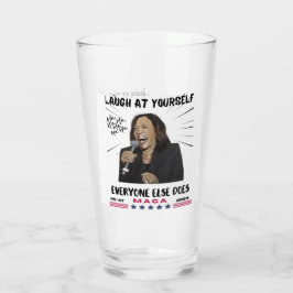Copo De Pint Kamala Harris Bebendo Glass