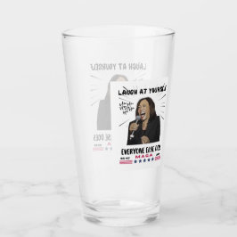 Copo De Pint Kamala Harris Bebendo Glass