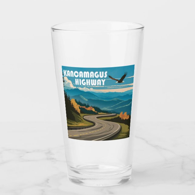 Copo De Pint Kancamagus Highway New Hampshire Eagle (Frente)