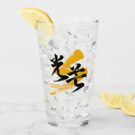 Copo De Pint Kanji Kobo/Feixe de Luz Caligrafia Japonesa