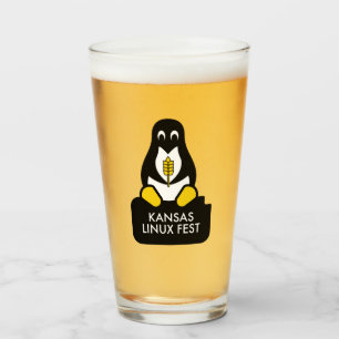 Copo De Pint Kansas Linux Fest Beer Glass