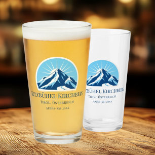 Copo De Pint Kitzbühel Kirchberg Áustria esqui resort cerveja v
