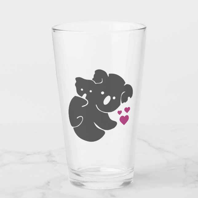 Copo De Pint Koala Bear Silhouette (Frente)