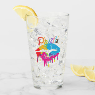 Copo De Pint Lábios Pride Rainbow   LGBTQ   LÁBIOS