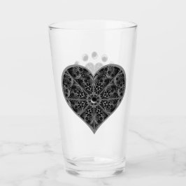 Copo De Pint Lace Black Cerâmico