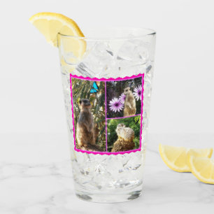 Copo De Pint Lacy Meerkat Collarge, rosa,