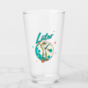 Copo De Pint Lagarto Engraçado Humor de Procrastinação Mais Tar