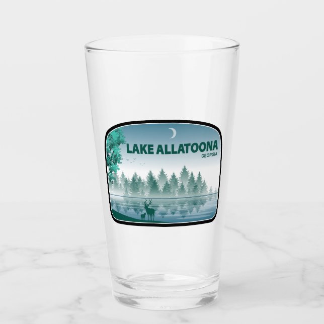 Copo De Pint Lago Allatoona Georgia Deer (Frente)