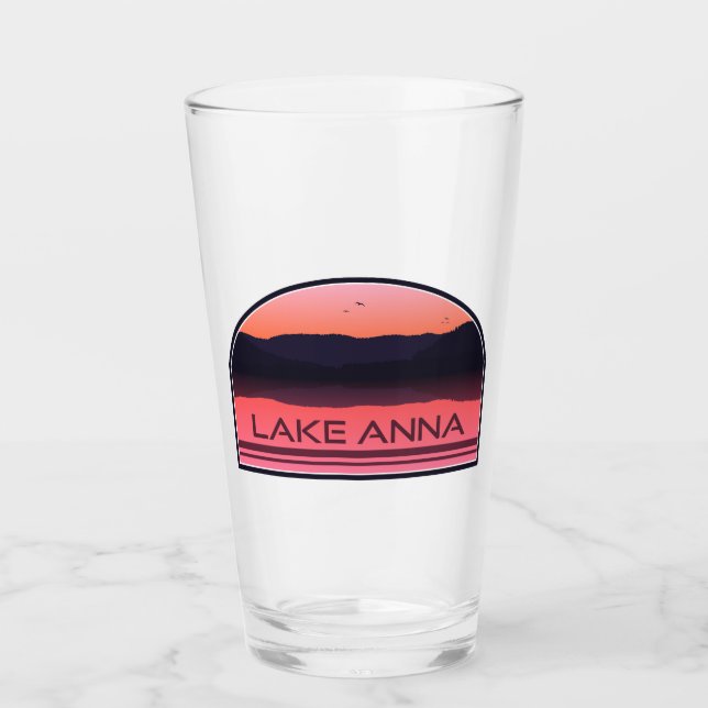 Copo De Pint Lago Anna Virginia Red Sunrise (Frente)