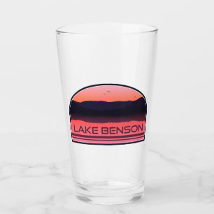 Copo De Pint Lago Benson North Carolina Red Sunrise