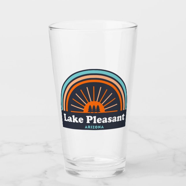 Copo De Pint Lago Pleasant Arizona Rainbow (Frente)