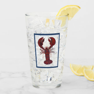 Copo De Pint Lagosta vermelho escuro