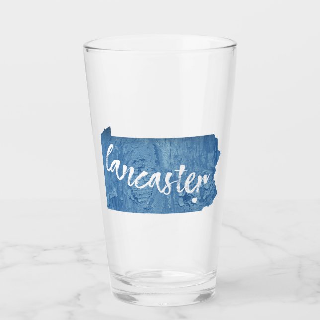 Copo De Pint Lancaster Pennsylvania Wood Grain (Frente)