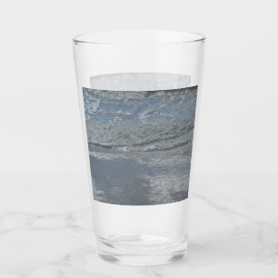 Copo De Pint Lapidação de água na fotografia Abstrato da praia