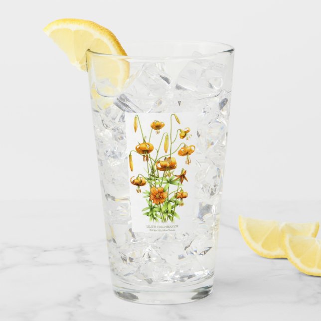 Copo De Pint Laranja Tiger Lily (Gelo frontal)