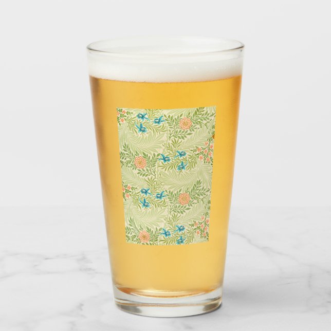 Copo De Pint Larkspur Pattern (por William Morris) (Frente (Preenchido))