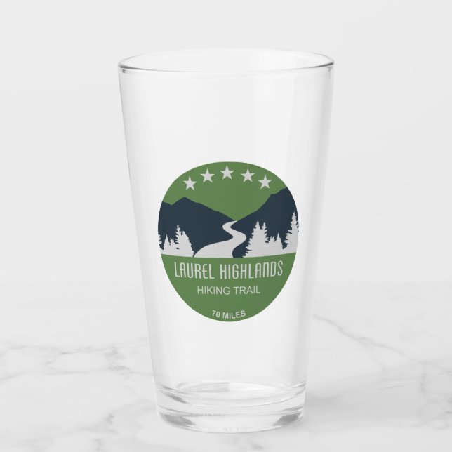 Copo De Pint Laurel Highlands Caminhando Rastreio (Frente)