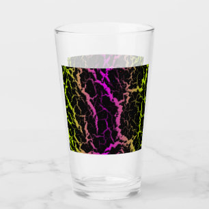 Copo De Pint Lava Espacial Rachada - Lima/Rosa