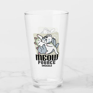 Copo De Pint Lazer - Design de Gatos Preguiçosos