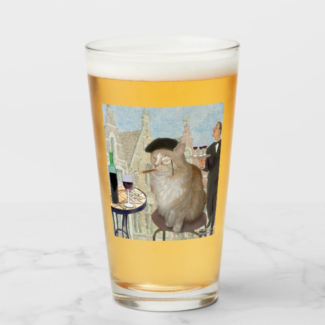 Copo De Pint Le Cat du Cafe (Frente (Preenchido))